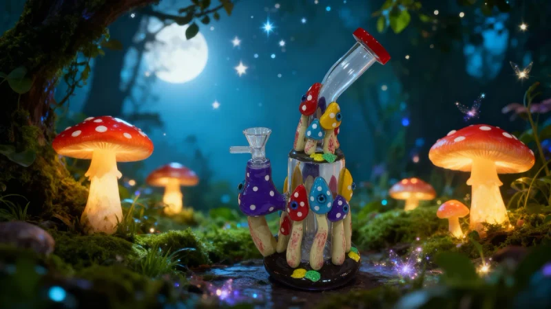 Atomic Mushroom Grove Bong