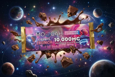 Moocah Magic Mushroom Cosmic Churnch Bar at Mi Budz 10,000 mg